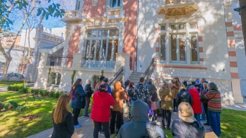 El Palacio Belgrano-Otamendi restaurado abrió sus puertas con visitas guiadas