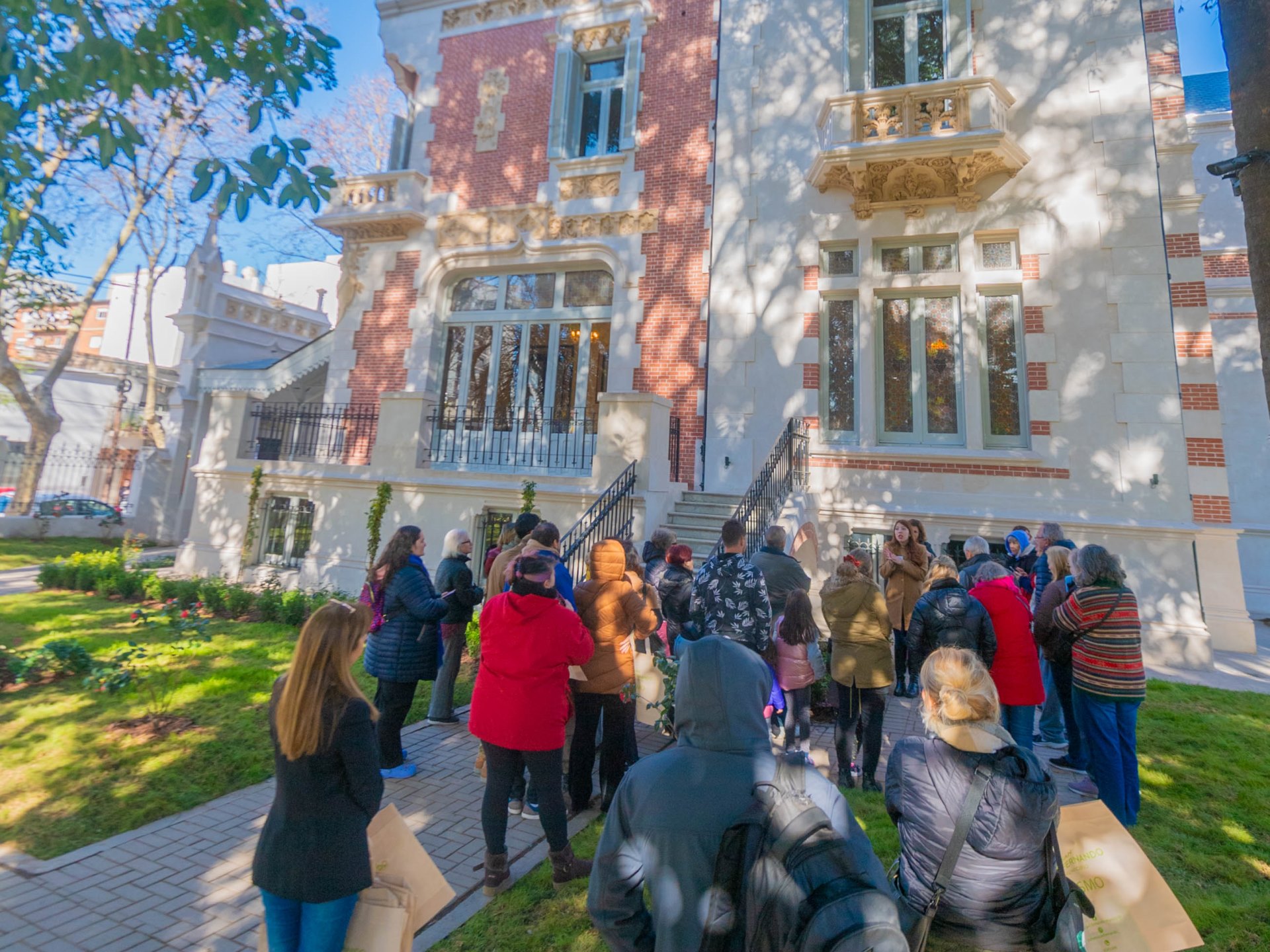 El Palacio Belgrano-Otamendi restaurado abrió sus puertas con visitas guiadas