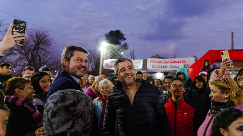 Hurlingham comprometida con el deporte: Zabaleta y Lammes recorrieron las obras deportivas en marcha