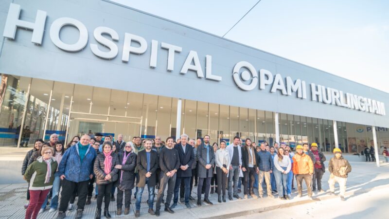 Volnovich y Selci inauguran la primera etapa del Hospital PAMI Hurlingham