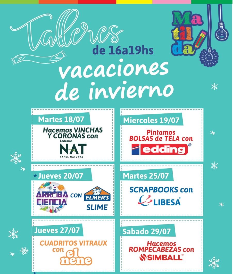 Remeros Plaza te invita a talleres gratuitos para disfrutar tus vacaciones de invierno