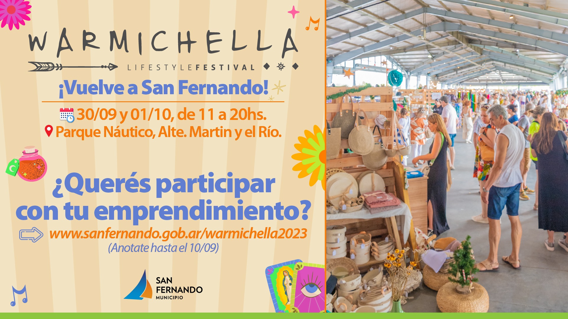 El Festival Warmichella vuelve a San Fernando el 30 de septiembre y 1 de octubre