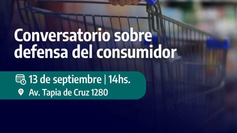 En el HCD de Escobar se realizará un conversatorio sobre defensa del consumidor