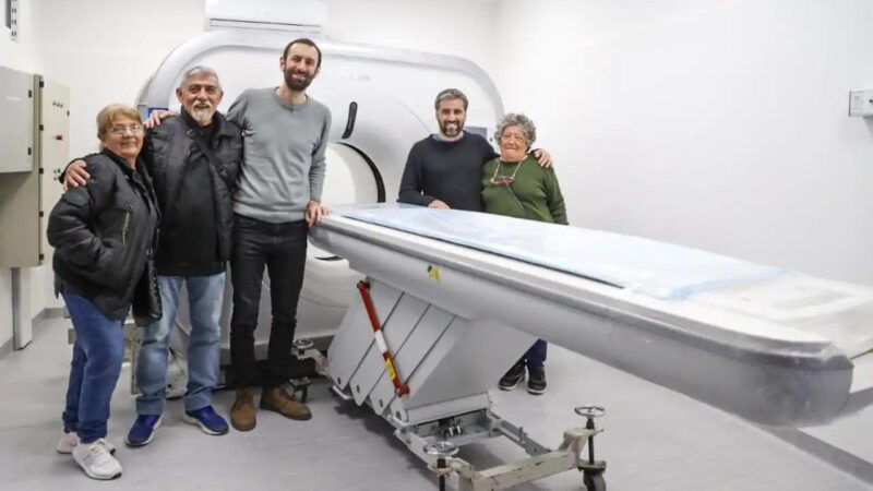 Más salud en Hurlingham: Selci recibió el Tomógrafo de última generación para el nuevo hospital de PAMI
