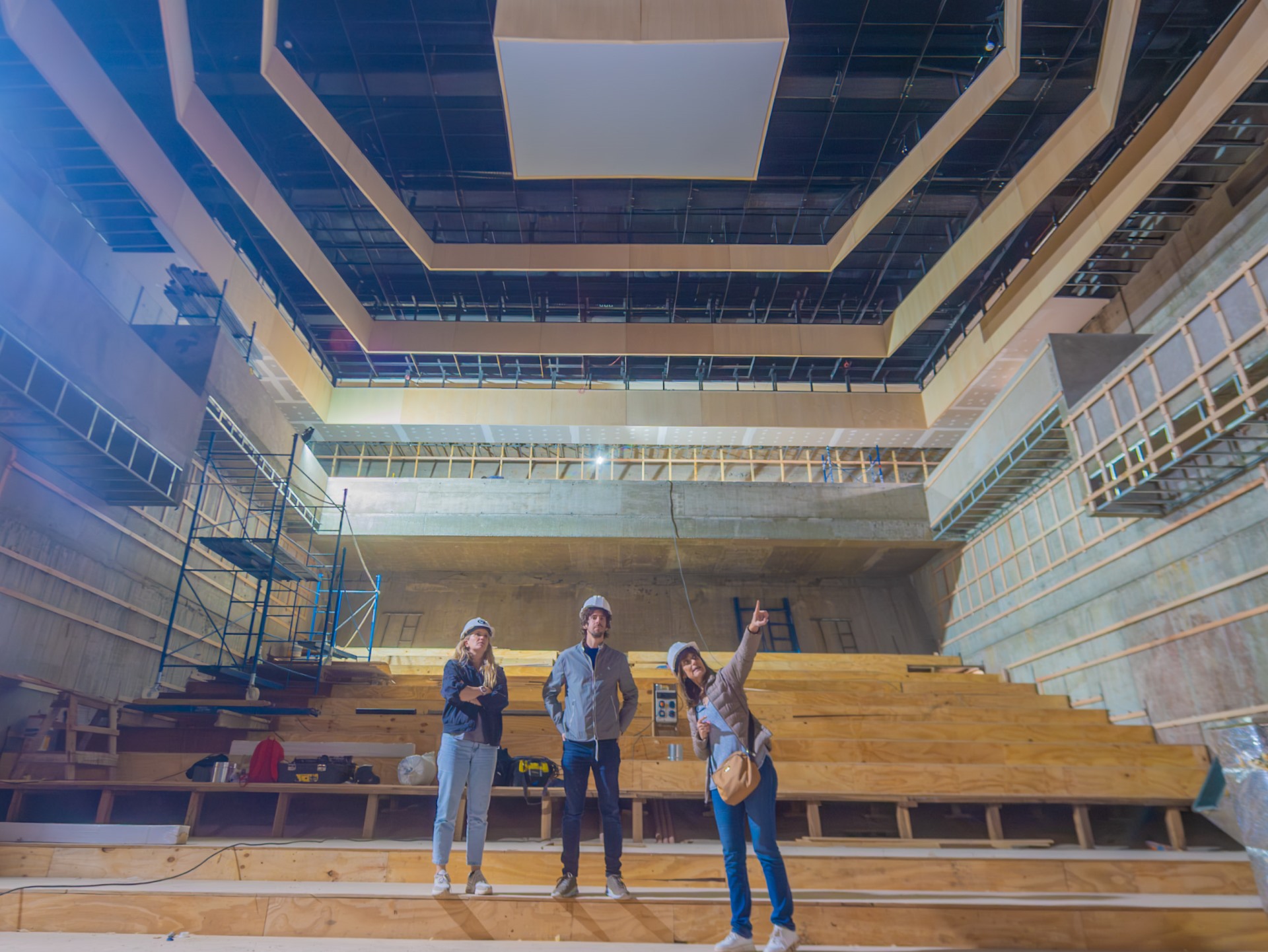 Juan Andreotti supervisó la obra del Nuevo Teatro junto al Palacio Otamendi