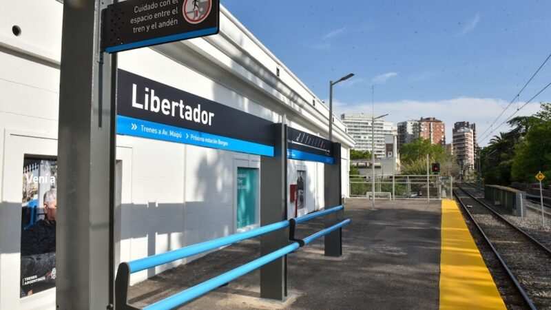 El Tren de la Costa renovó la Estación Libertador