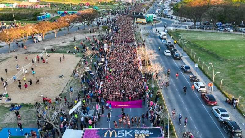 Más de 6000 mujeres participaron de la “M5K”, la icónica carrera de McDonald´s