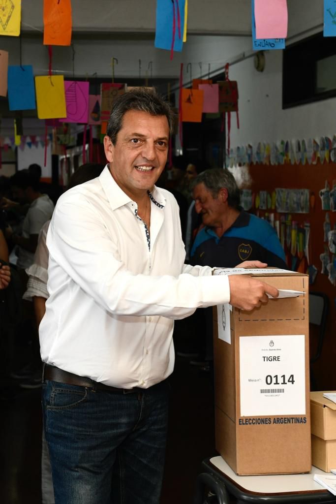 Masssa:”Vamos a votar pensando en el futuro de la Argentina con esperanza”