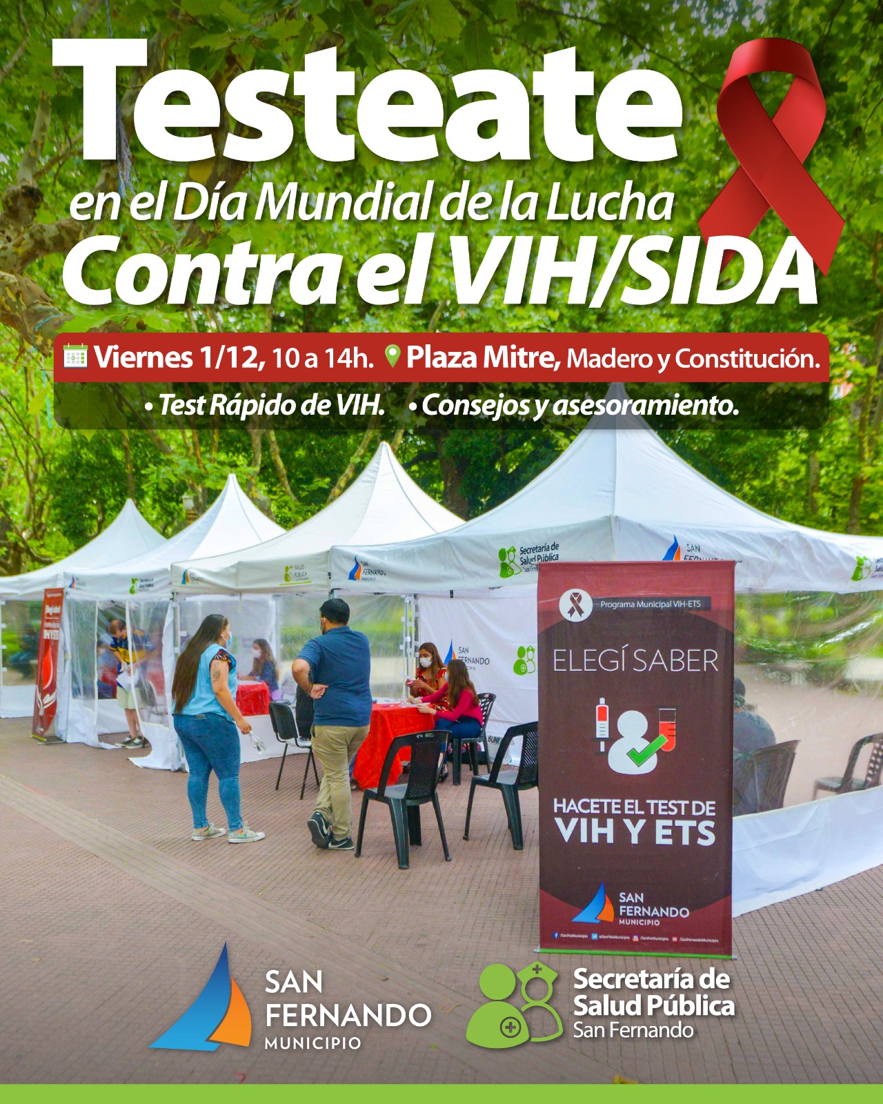 San Fernando testea en el Día Mundial de la Lucha contra el VIH/SIDA