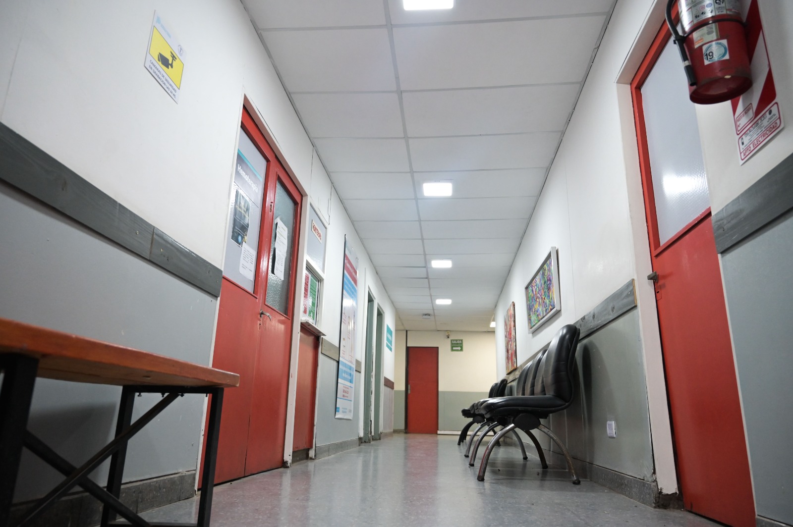 Gracias a una gestión de la Municipalidad de Escobar, se renovó la iluminación del Hospital Erill 