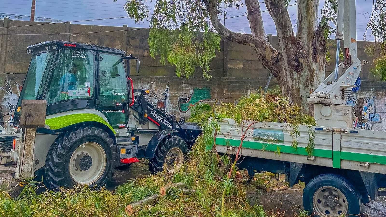 San Fernando brinda asistencia a los vecinos y declaró la Emergencia Climática