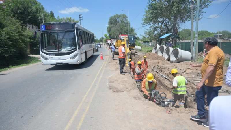 Beto Ramil recorrió la obra de repavimentación y ensanche de la Ruta 26