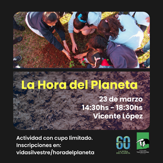 La Hora del Planeta se celebra en Vicente López