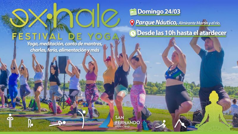 Este domingo regresa al Parque Náutico de San Fernando el Festival de Yoga “Exhale”