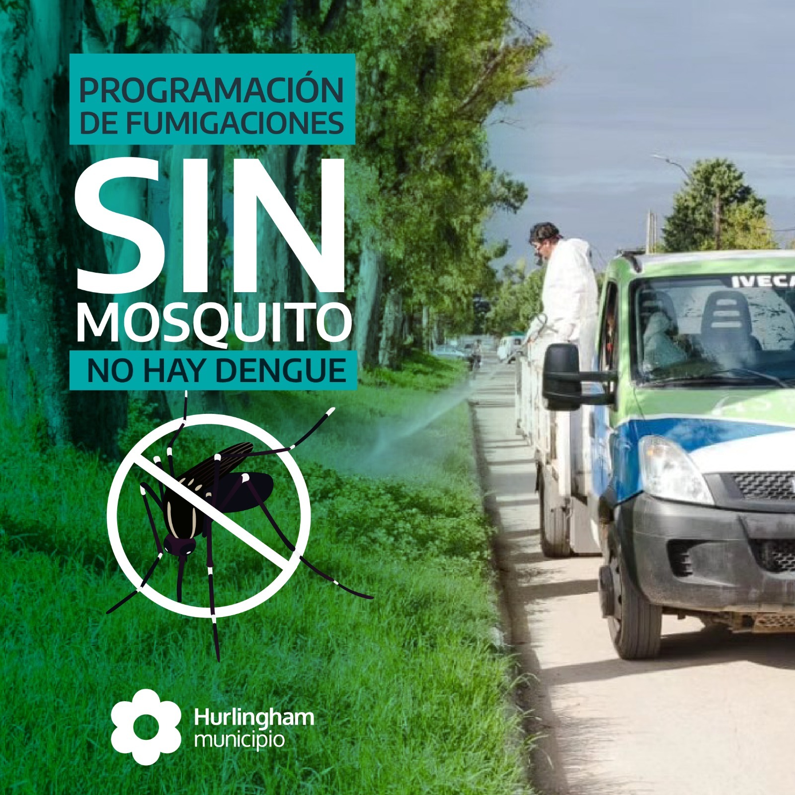 Hurlingham: Continúan los operativos de fumigación contra el Mosquito dengue