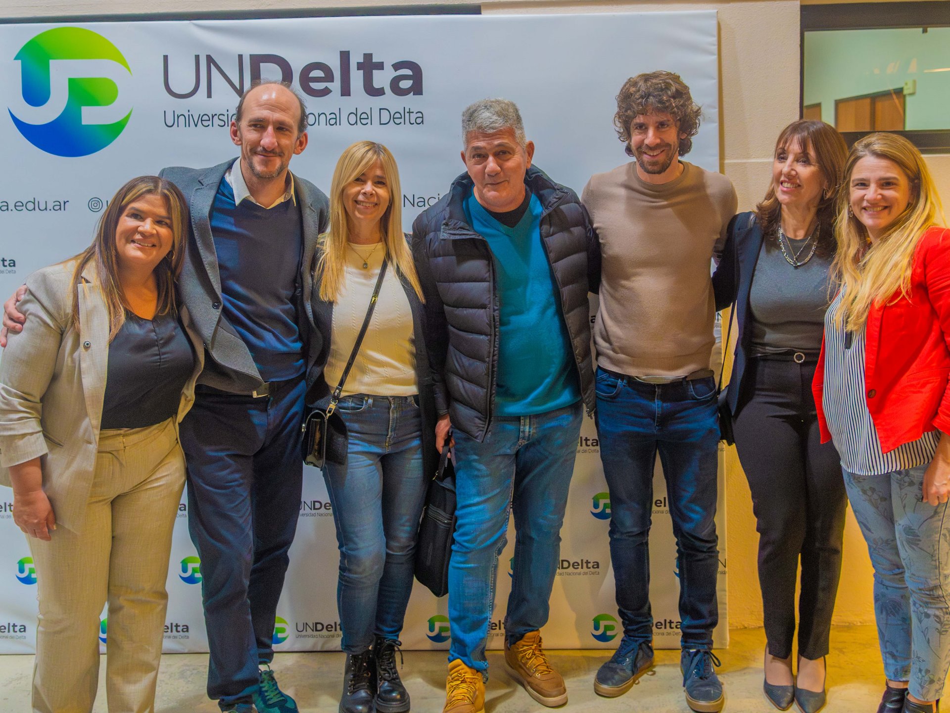 Juan Andreotti acompañó el inicio de clases de la nueva Universidad del Delta en San Fernando