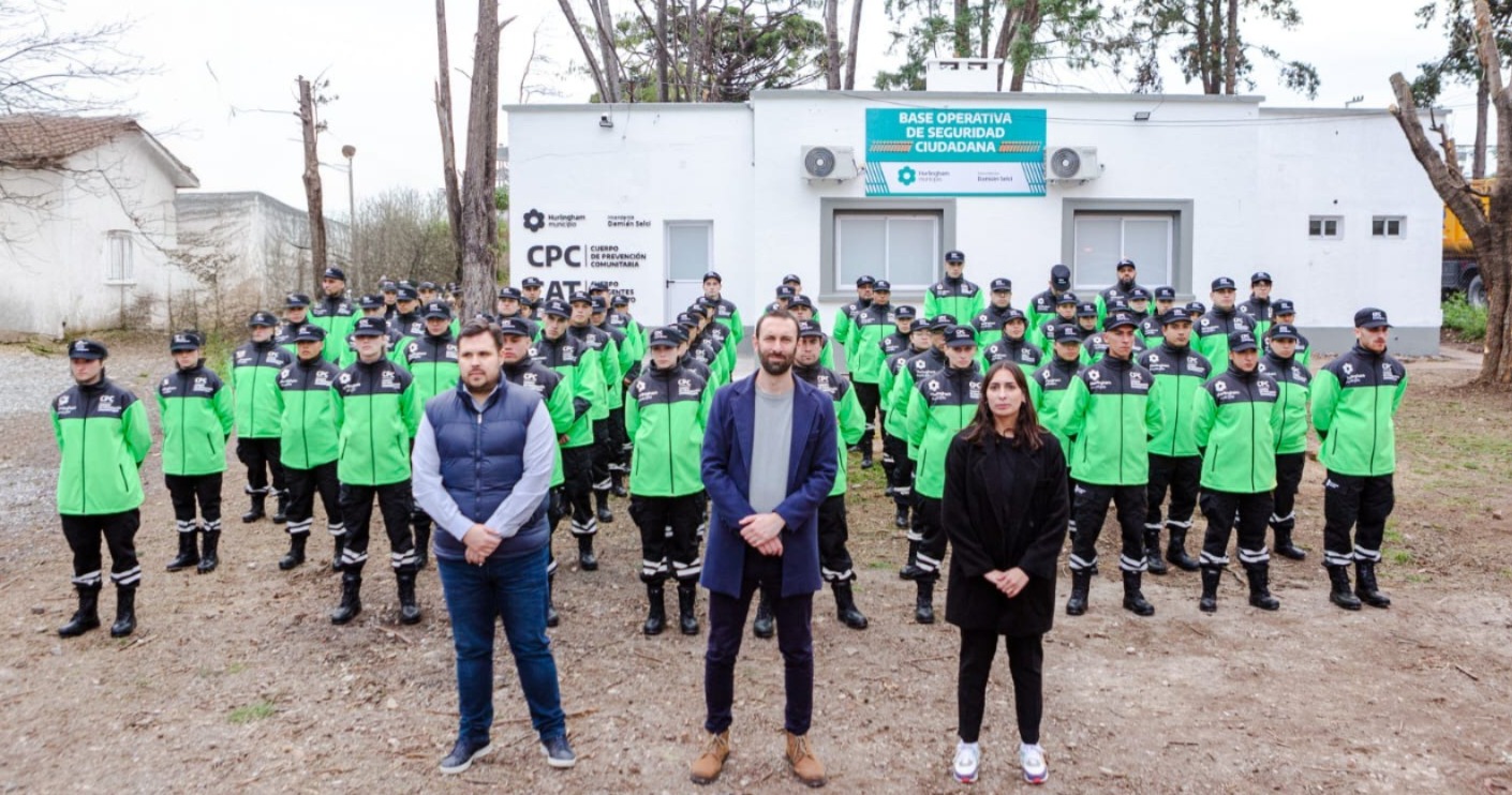Más Seguridad en Hurlingham: Selci lanzó el nuevo cuerpo de Prevención Comunitaria