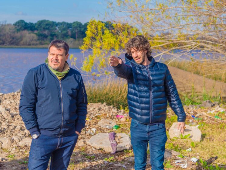 Juan Andreotti anunció que San Fernando suma más espacio verde junto al río en el Polideportivo N°3