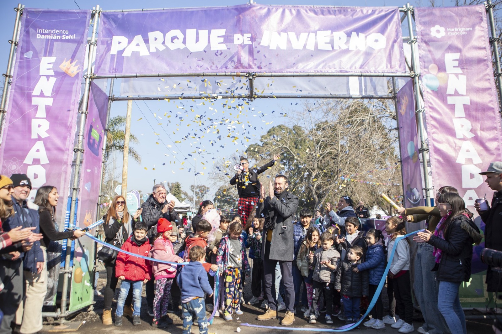 Hurlingham: Más de 20.000 vecinos disfrutaron el Parque de Invierno en el primer fin de semana