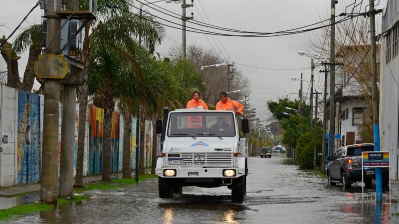 Precauciones por lluvias, vientos fuertes y sudestada