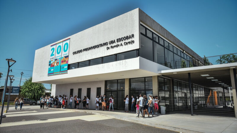 Colegio UBA Escobar: se abre la convocatoria para el Concurso Docente y la preinscripción al Curso de Ingreso 2025