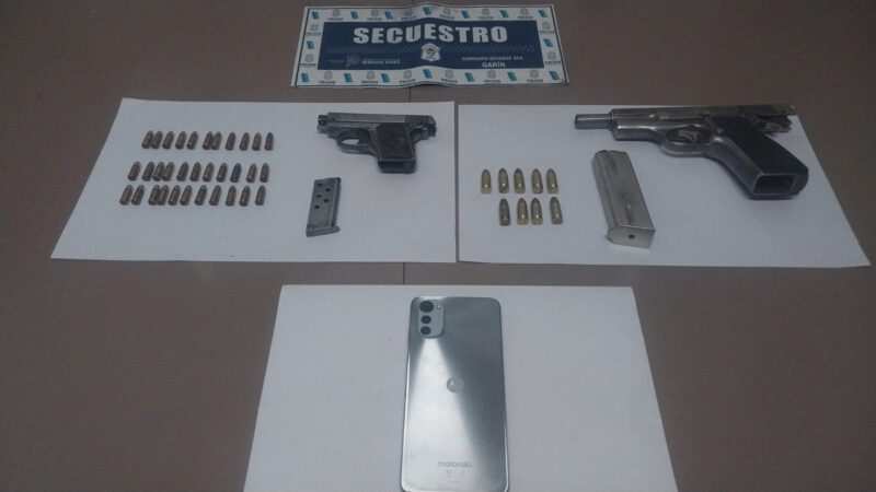 Garín: cuatro detenidos por balear a una persona