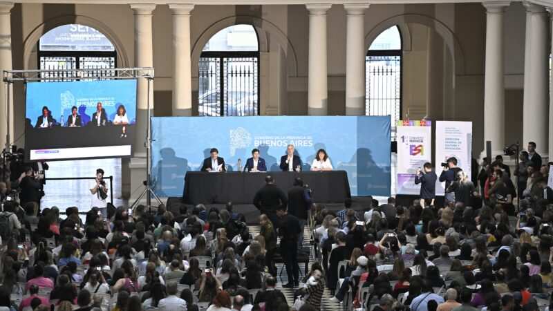 Kicillof y Sileoni encabezaron la apertura del primer Congreso Provincial de Educación Sexual Integral