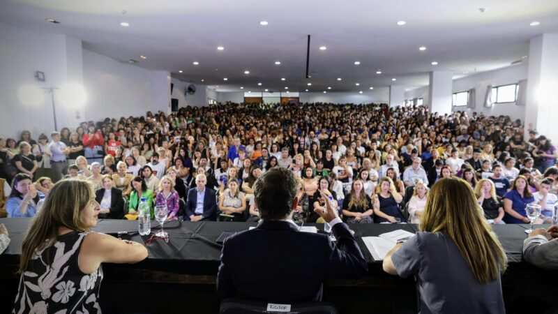 Kicillof y Estela Díaz inauguraron debates sobre Violencia de Género, Salud Mental y Consumos Problemáticos