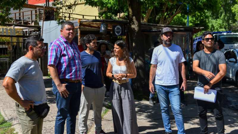 Continúan las obras de puesta en valor del Paseo Mendoza y la ampliación del Centro de Monitoreo 