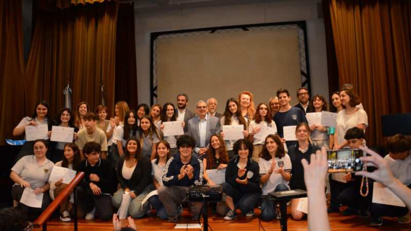 Estudiantes del Colegio Cereijo fueron premiados por la Universidad de Buenos Aires