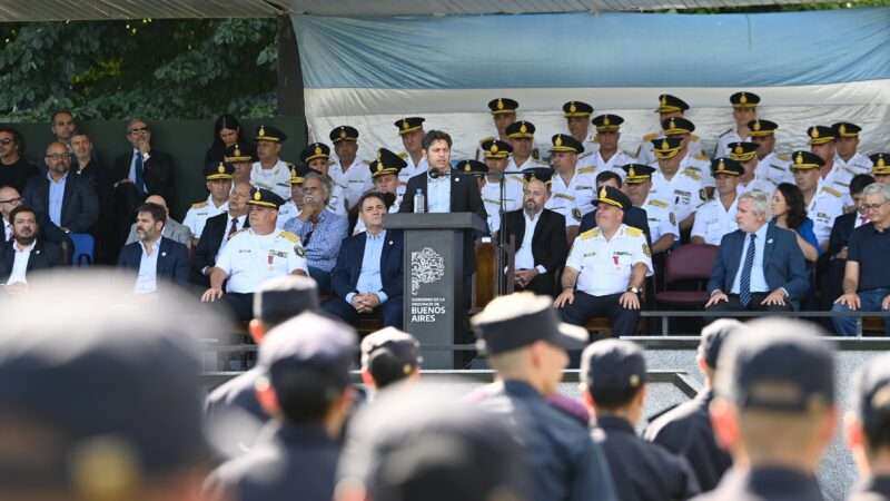 Kicillof encabezó el acto por el Día de la Policía de la Provincia