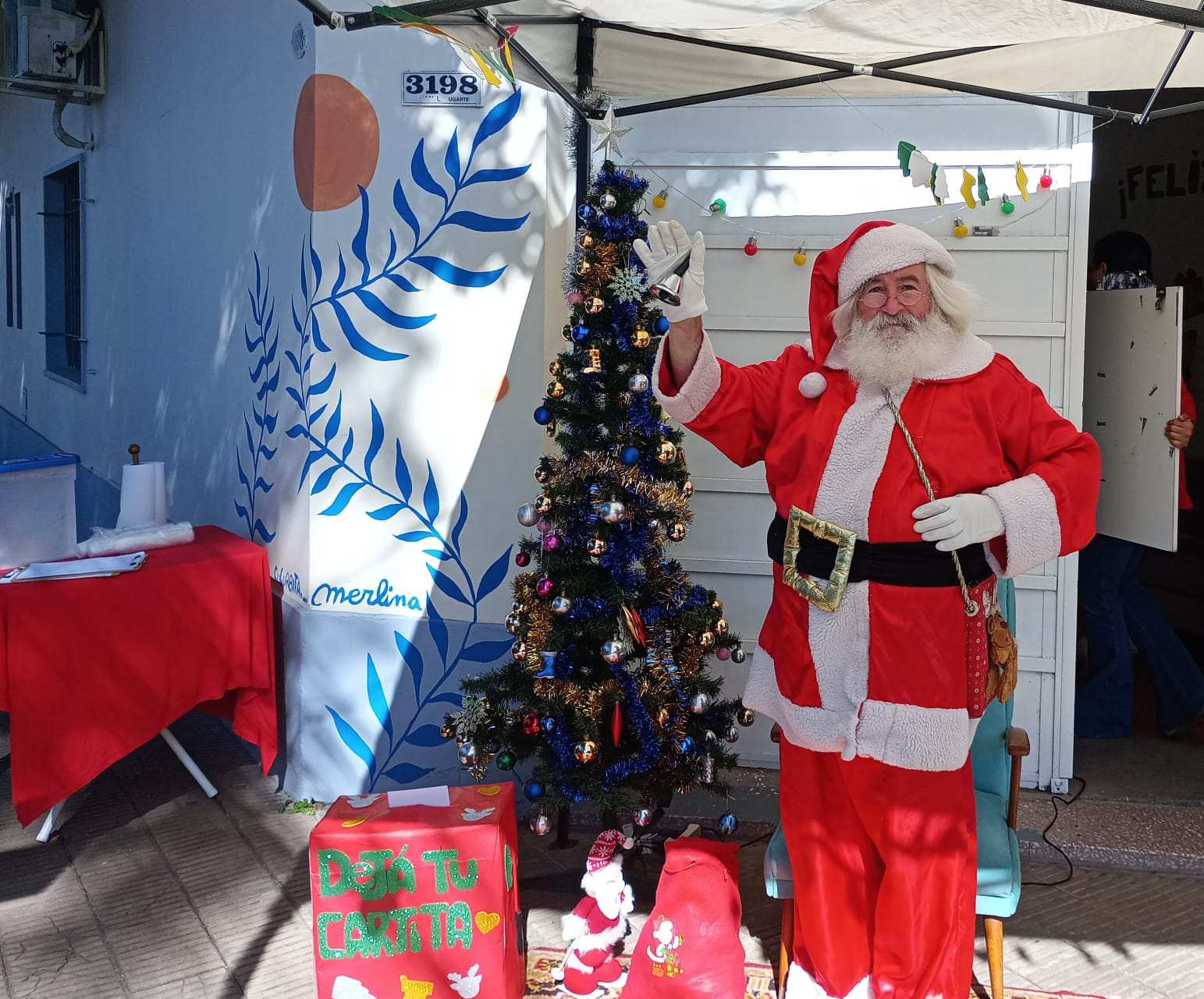 Papá Noel regaló sonrisas en Olivos: un evento mágico para toda la familia