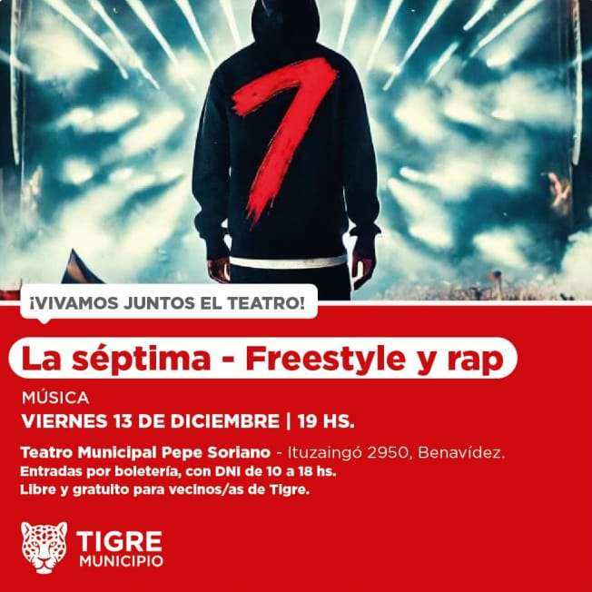 La Séptima cierra el año en el Teatro Pepe Soriano con freestyle y cultura hip hop