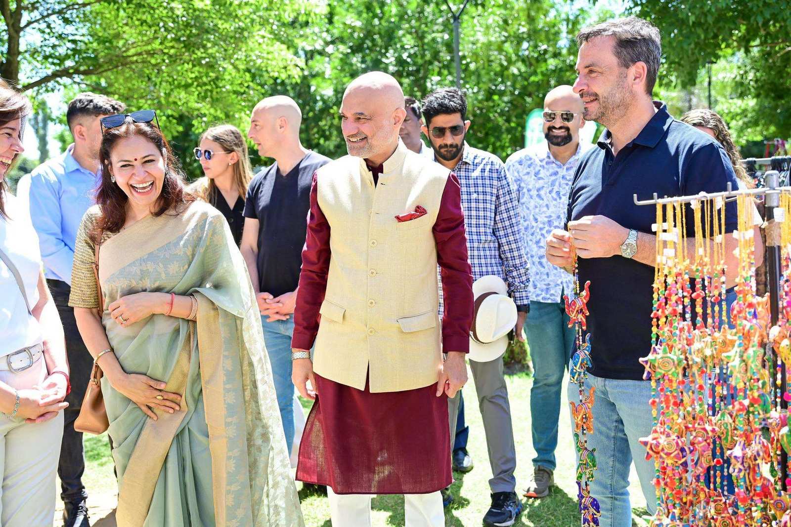 La cultura de la India, presente en el parque Papa Francisco