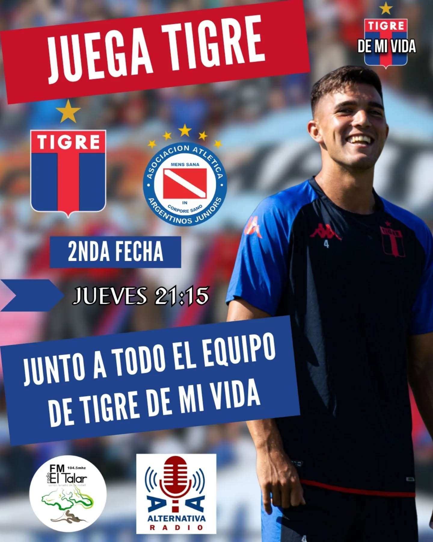 Tigre buscará seguir sumando ante Argentinos Juniors en la Paternal