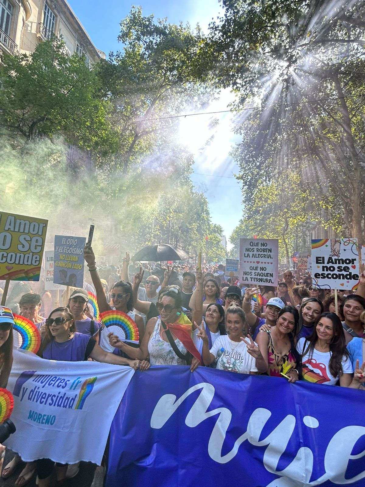 Multitudinaria Marcha Federal Antifascista y Antirracista en repudio a las declaraciones de Milei