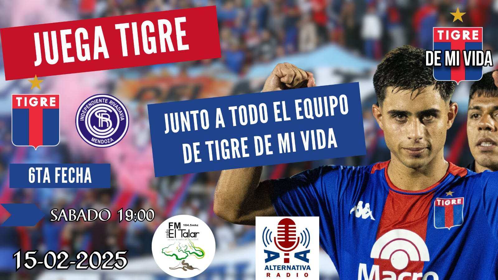 Tigre busca su primer triunfo fuera de casa ante Independiente Rivadavia