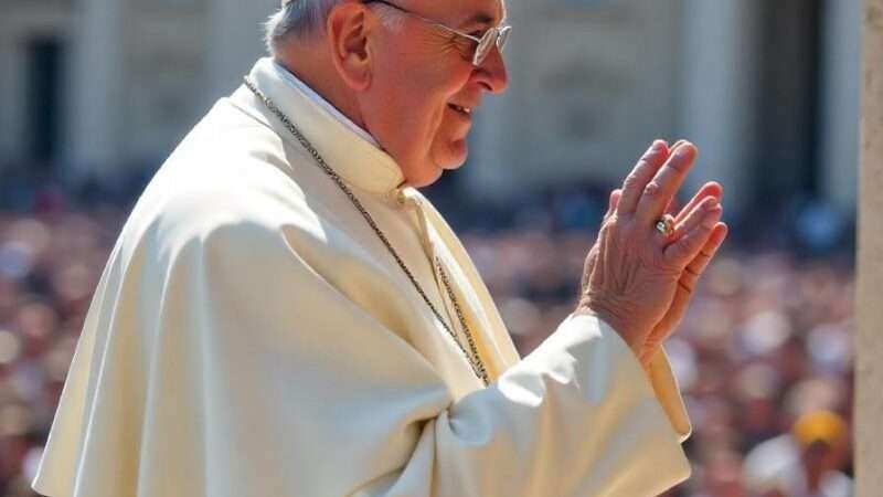 Escobar reza por el Papa: el viernes habrá una ceremonia por la salud de Francisco