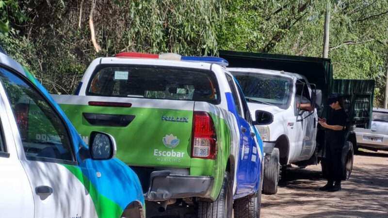 La Municipalidad de Escobar denunció penalmente a un vecino por arrojar basura en un terreno baldío