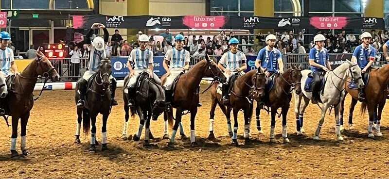 Mundial de Horseball: Argentina cayó en cuartos y jugará por el quinto puesto en ambas categorías