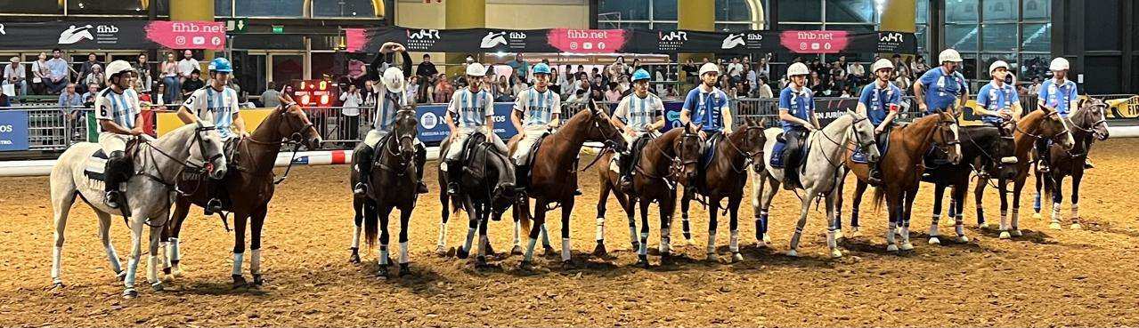 Mundial de Horseball: Argentina cayó en cuartos y jugará por el quinto puesto en ambas categorías