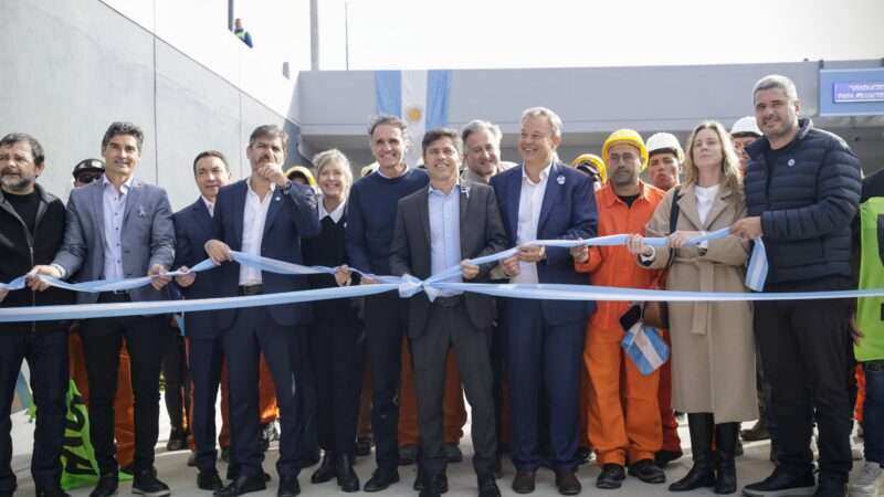 Kicillof inauguró el nuevo viaducto “Papa Francisco” en la Ruta Provincial N°4