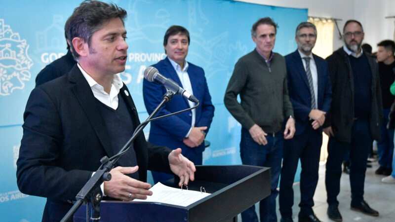 Kicillof inauguró un gasoducto que potencia la red de gas natural en Daireaux