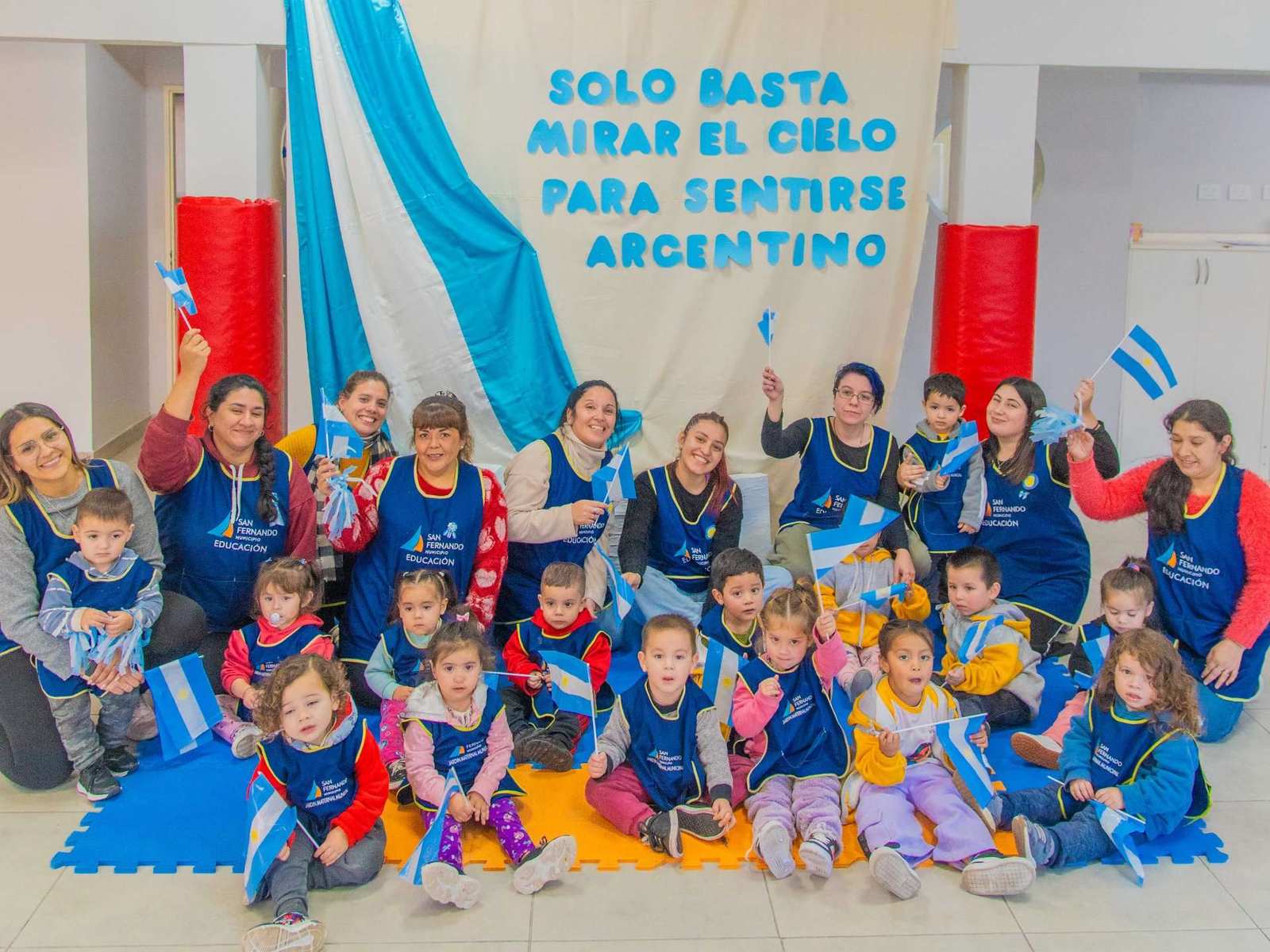 Centros Educativos de San Fernando festejaron el Díade la Bandera con varias actividades