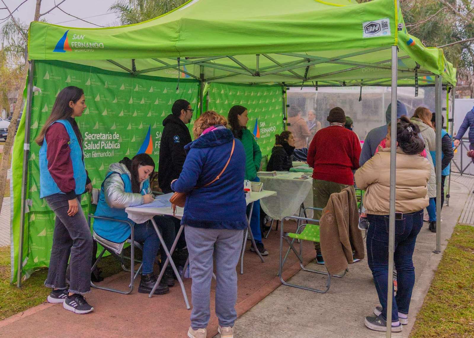 San Fernando acercó servicios y mejoró el mobiliario urbano del Barrio Aviación