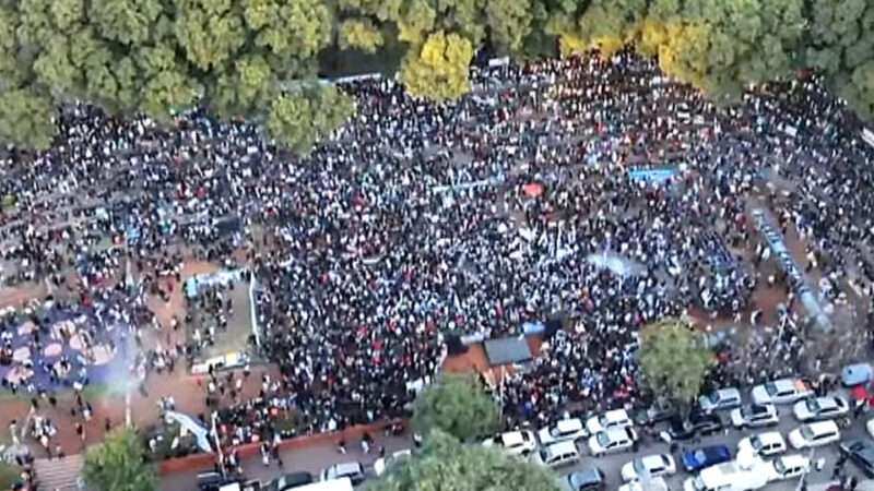 Cristina reaparece con audio en banderazo de Parque Lezama: “Bullrich genera caos”