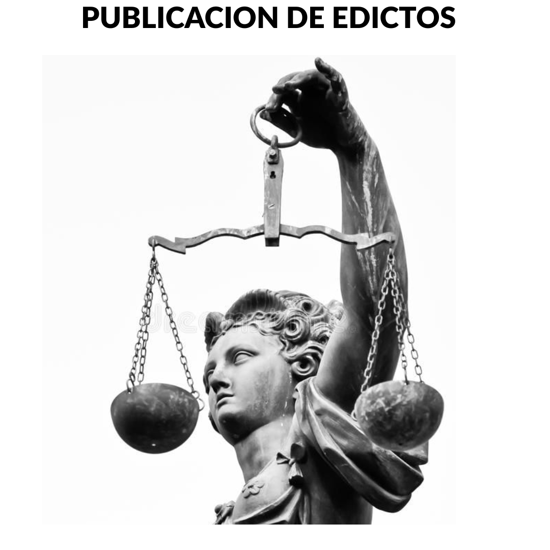 Publicación de Edictos