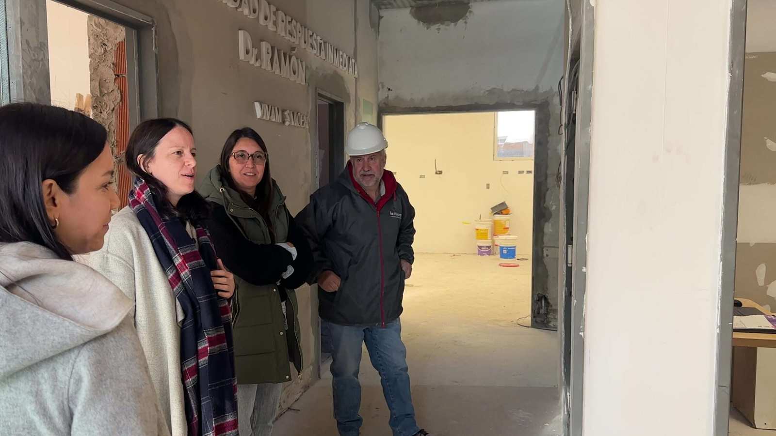 Avanza la construcción de la nueva guardia del Hospital Houssay en el oeste de Vicente López