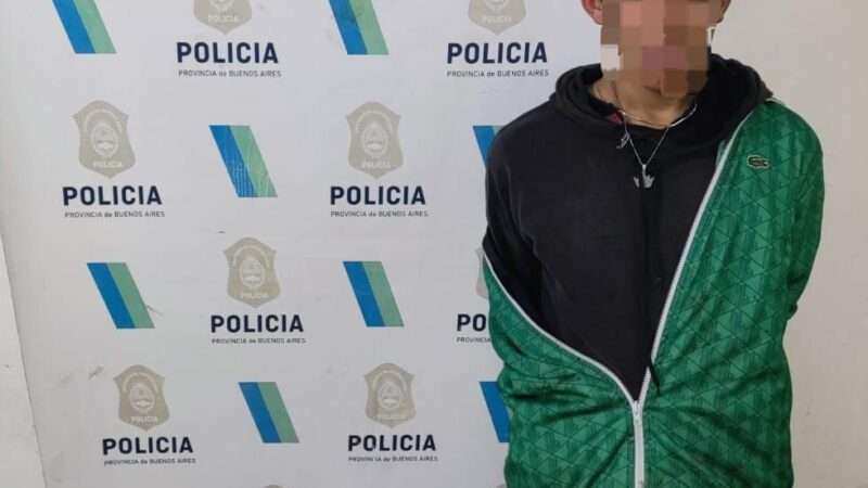 Doña Justa: las fuerzas de seguridad detuvieron a “Gonzalito”, delincuente conocido en la zona.