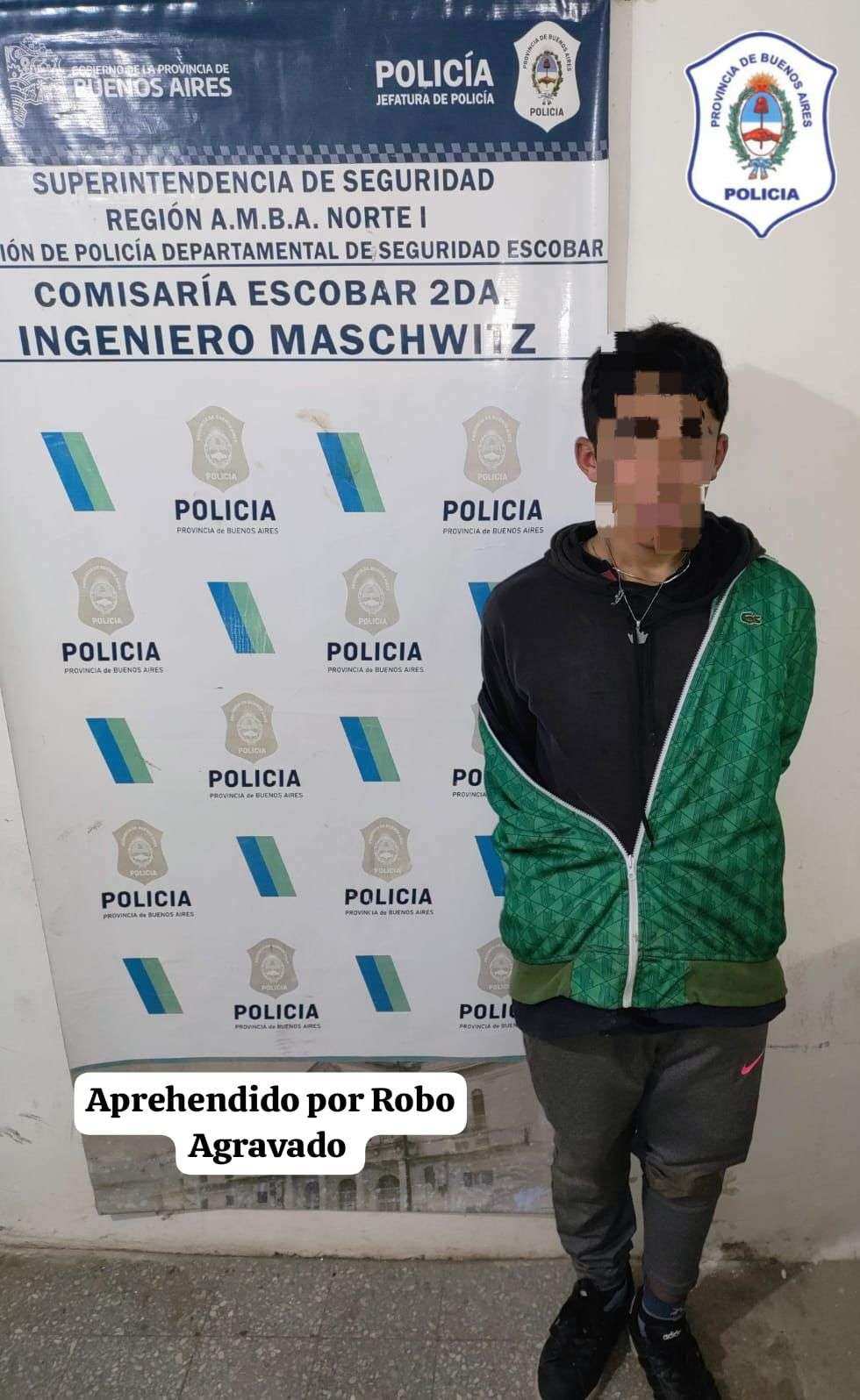 Doña Justa: las fuerzas de seguridad detuvieron a “Gonzalito”, delincuente conocido en la zona.